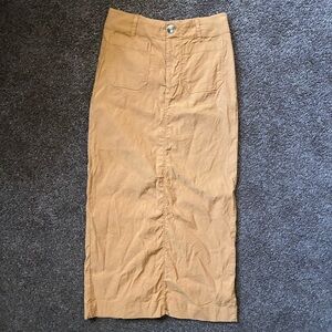 Maeve Anthropologie Colette Skirt, Mustard Yellow, Size Small